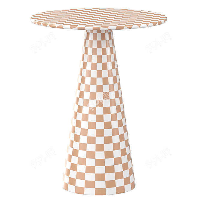 Compact Side Table Rhet 390mm 3D model image 3