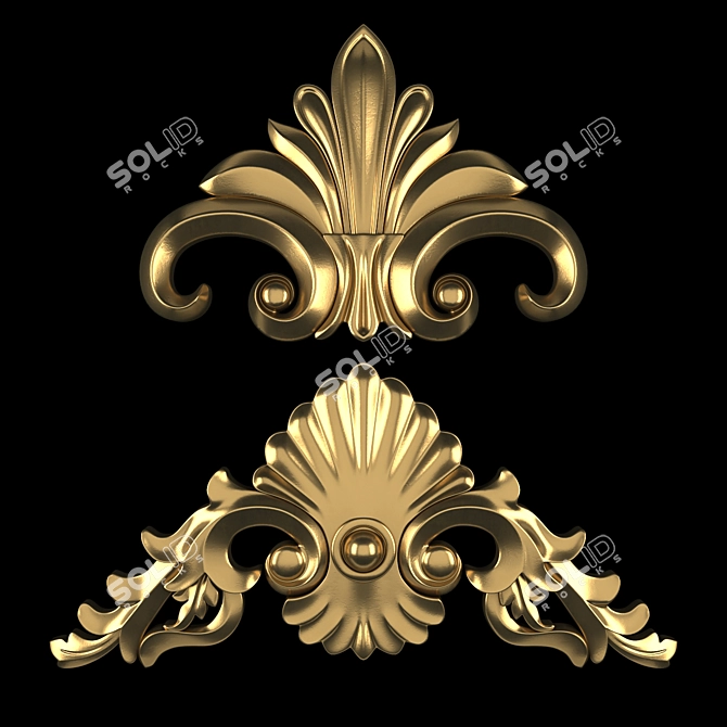 Techno Ornament Design Project 3D model image 1