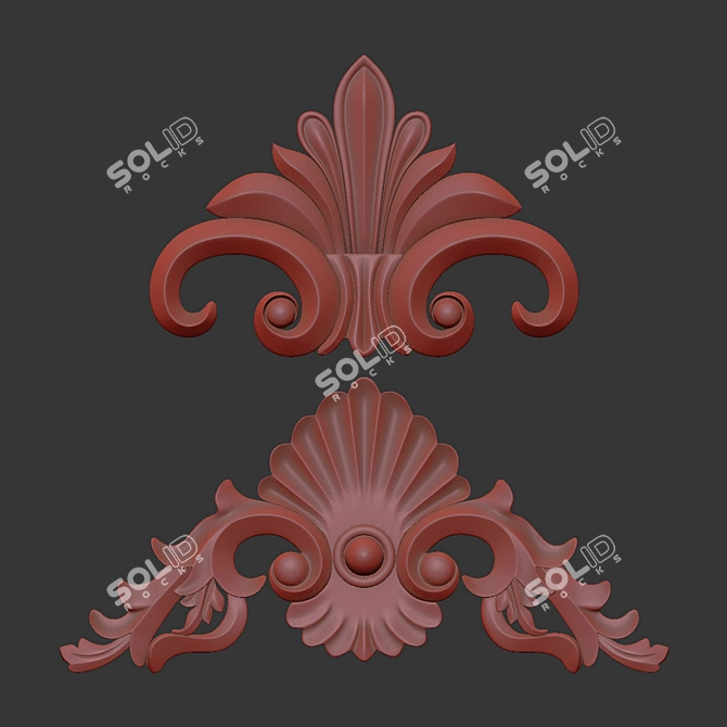 Techno Ornament Design Project 3D model image 7