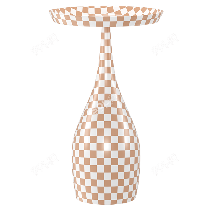 Dezia Side Table: Modern Design 3D model image 3