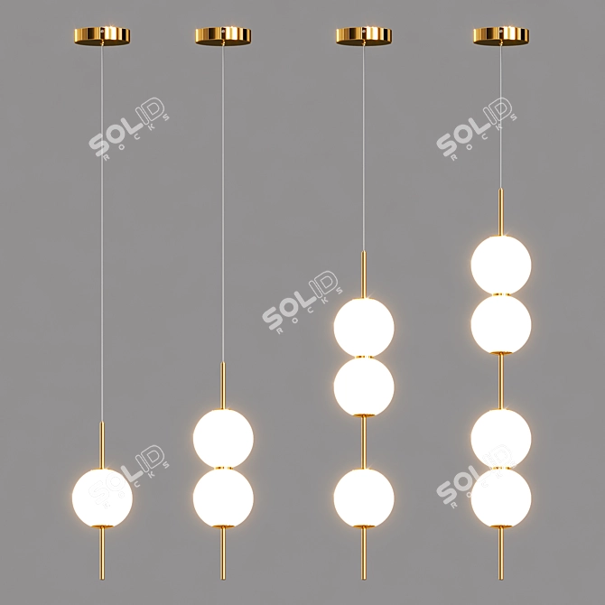 SKANDI Voke Pendant Light 3D model image 2