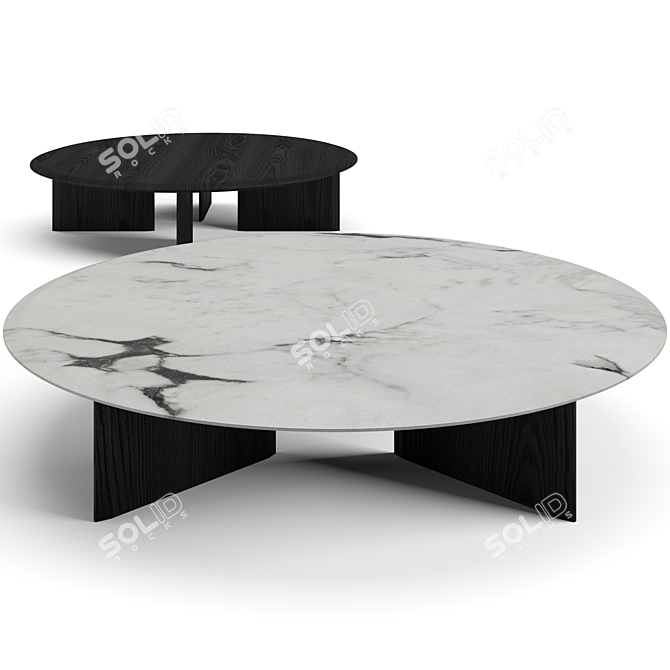 Contemporary Poliform Mush Coffee Tables 3D model image 6