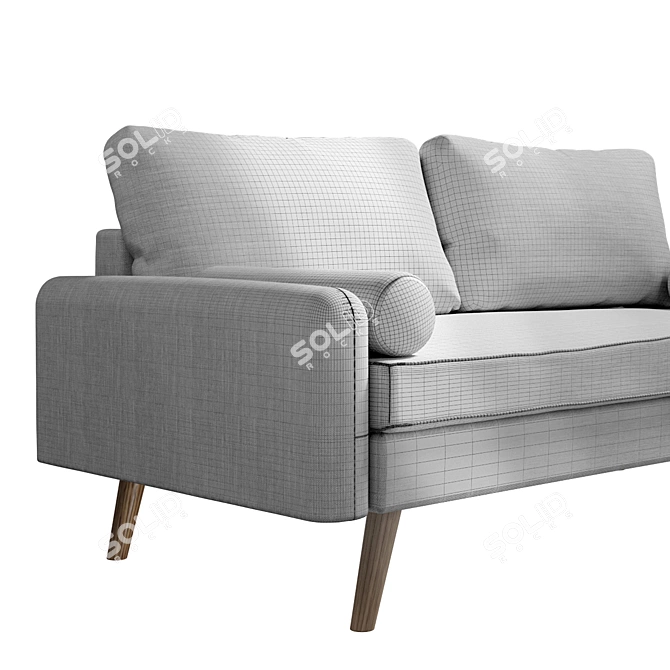 Gray Pink Camden Sofa USA 3D model image 6