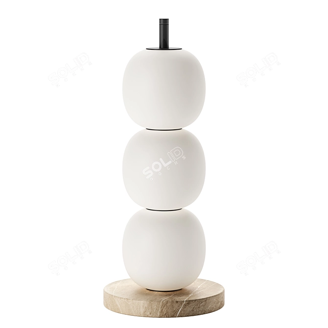 Elegant MAINKAI Table Lamp 3D model image 1