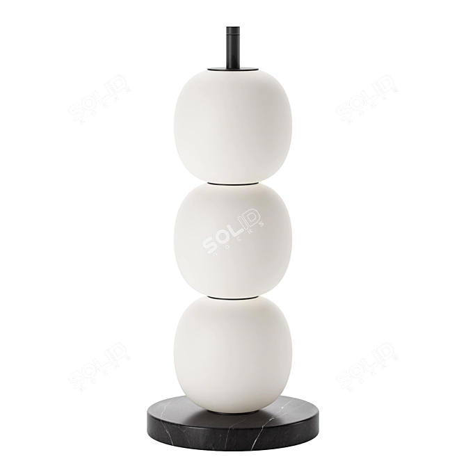 Elegant MAINKAI Table Lamp 3D model image 2