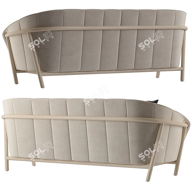 Modern Luxury Sofa 3D Model 3D model image 4