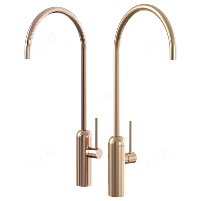 Modern Space-Saving Water Dispenser 3D model image 2