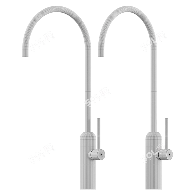 Modern Space-Saving Water Dispenser 3D model image 3