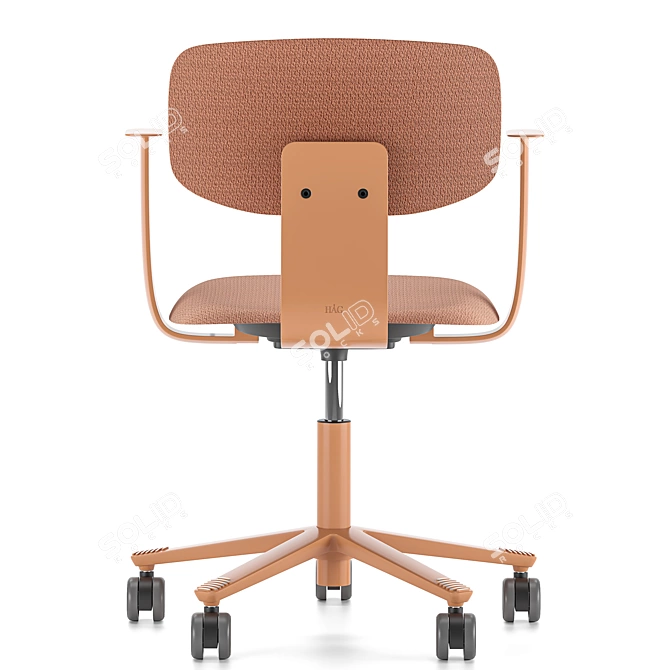 Title: Modern Flexible Office Chair 3D model image 11