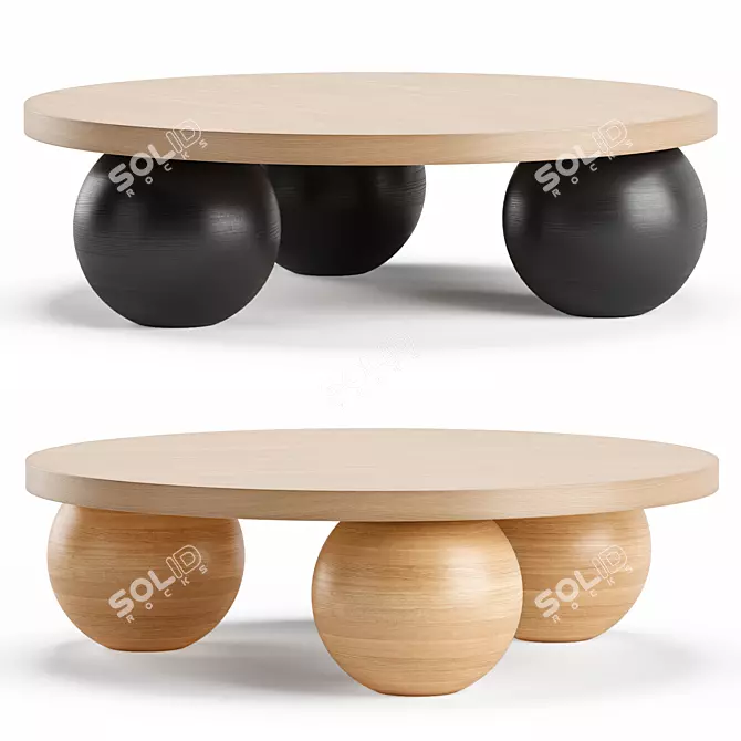 Contemporary NARO Coffee Tables Design 3D model image 1
