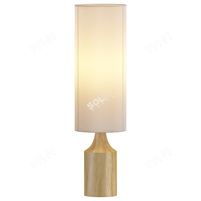 Hudson Mod Table Lamp Async 3D model image 1