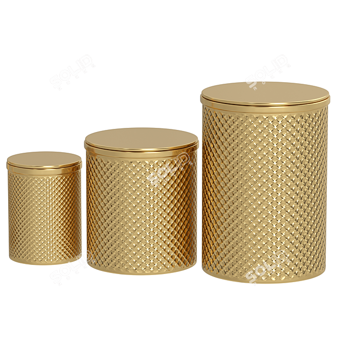 Elegant Decor Set 2015 3D model image 2