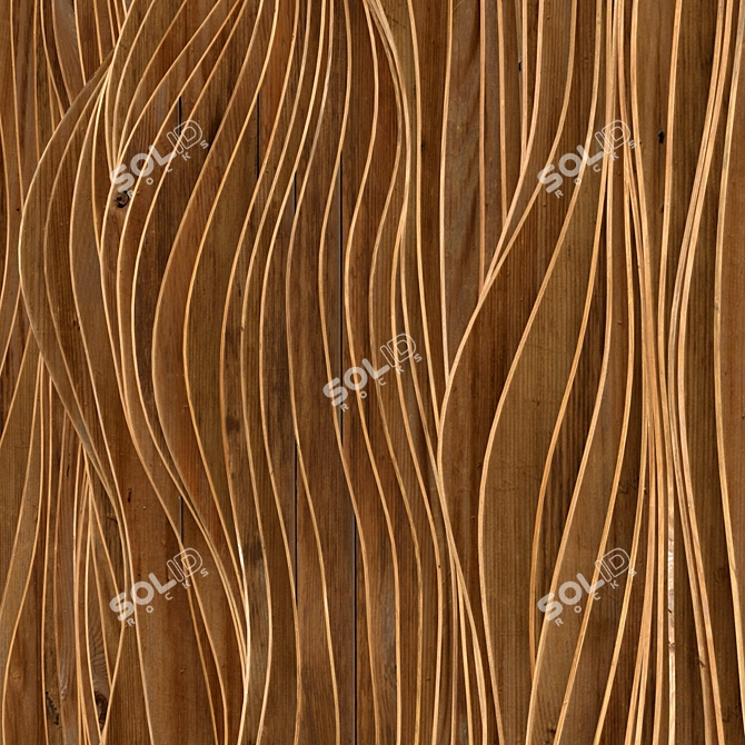 Parametric Rail Panel Set 3D model image 2