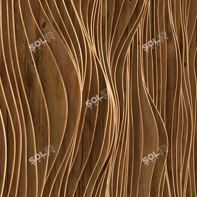 Parametric Rail Panel Set 3D model image 4