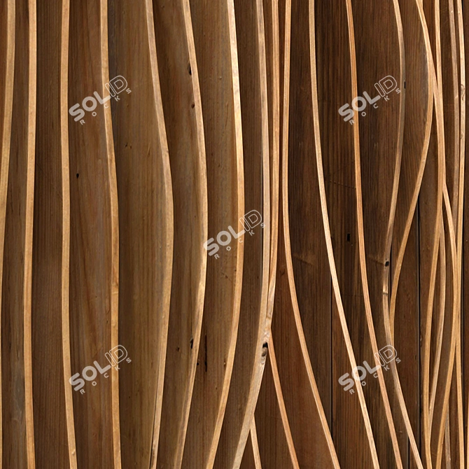 Parametric Rail Panel Set 3D model image 5