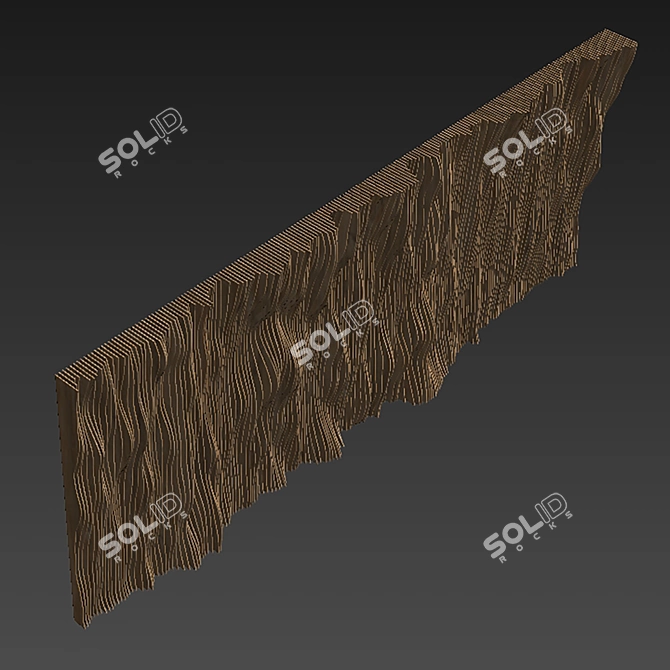 Parametric Rail Panel Set 3D model image 6