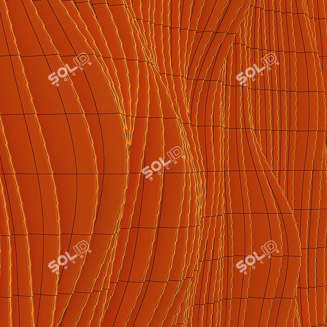 Parametric Rail Panel Set 3D model image 7