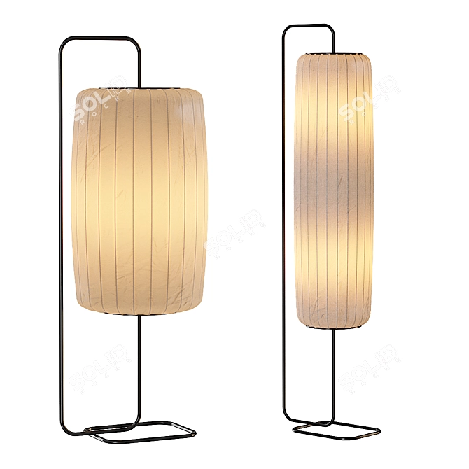 Sakari FL Pendant Light Model 3D model image 1