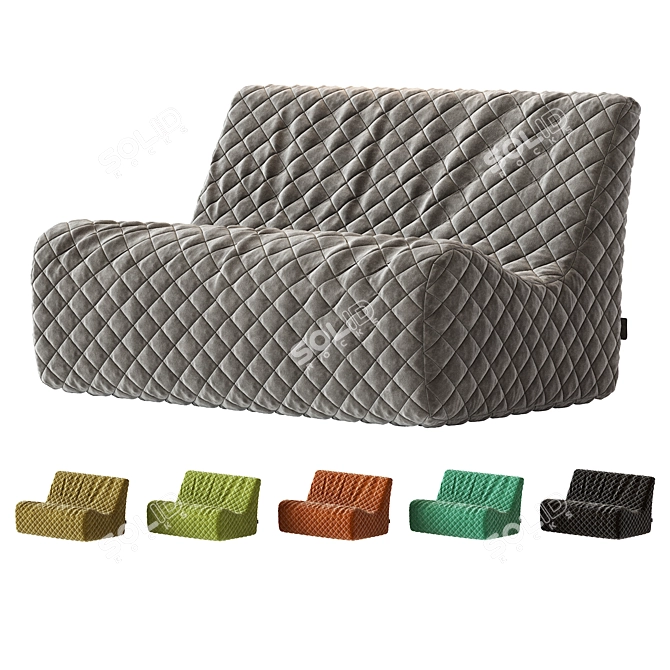 Luxurious Lure Sofa 2013 3D model image 1