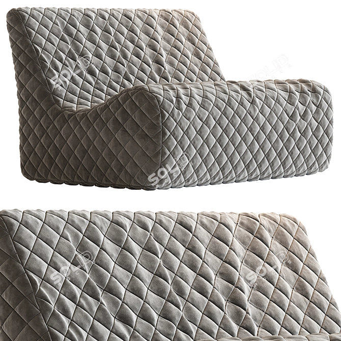 Luxurious Lure Sofa 2013 3D model image 6