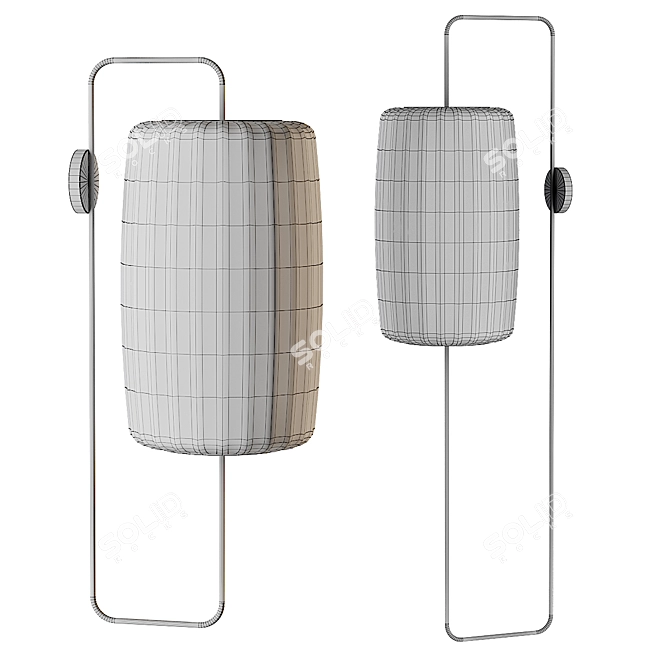 Sakari Wall Modern Pendant Light 3D model image 4