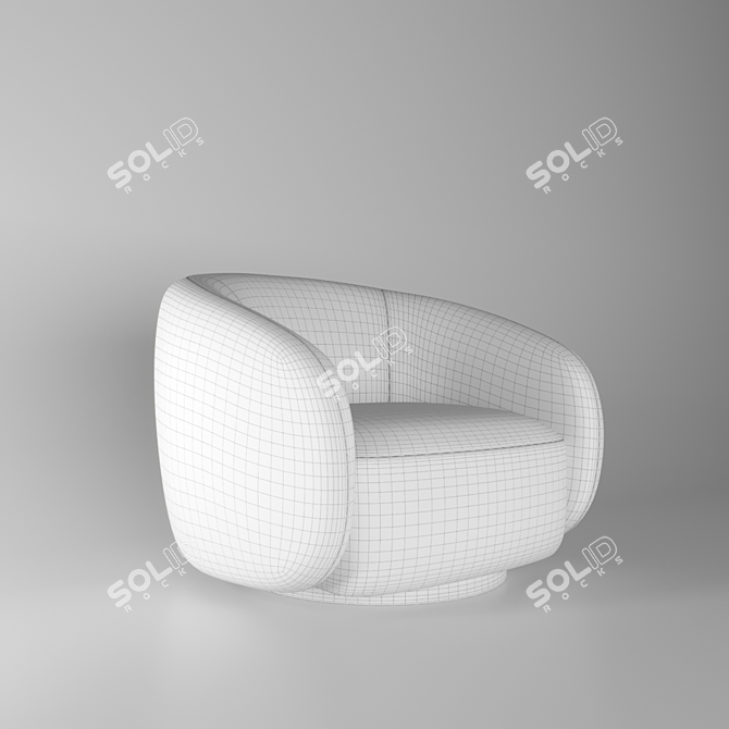 Modern Elegance: OLIXIS Chair 3D model image 2