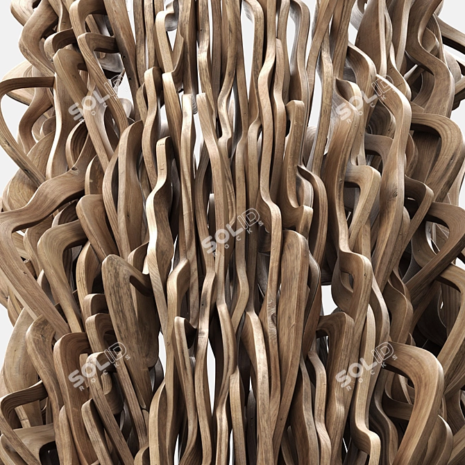 Parametric Module with Textures|rDifferent Rendering Options 3D model image 3