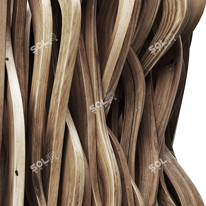 Parametric Module with Textures|rDifferent Rendering Options 3D model image 4