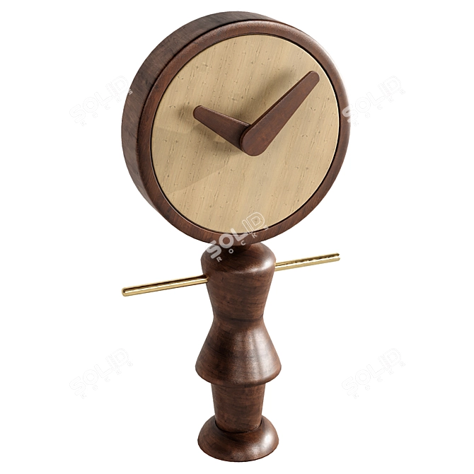 Modern Clock Model 2016 3D model image 3