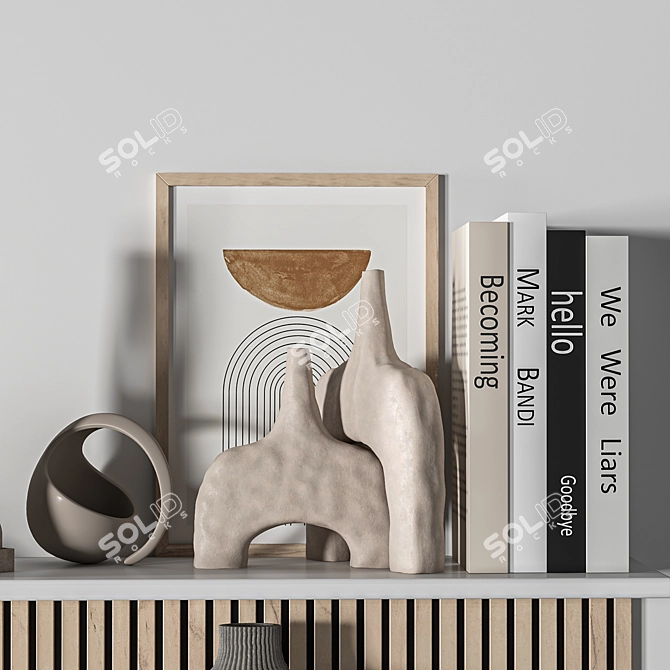 Premium Quality Decorative Model Set 3D model image 5