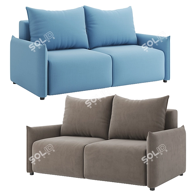 Floris 2-Seater Sofa Set 3D model image 1