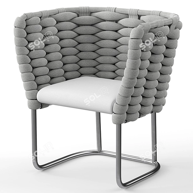 Ami Chair by Paola Lenti 3D model image 2