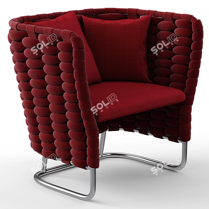 Ami Easy Chair by Paola Lenti 3D model image 1