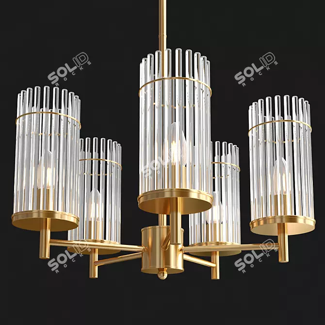 Odeon Light FORMIA Pendant Chandelier 3D model image 2