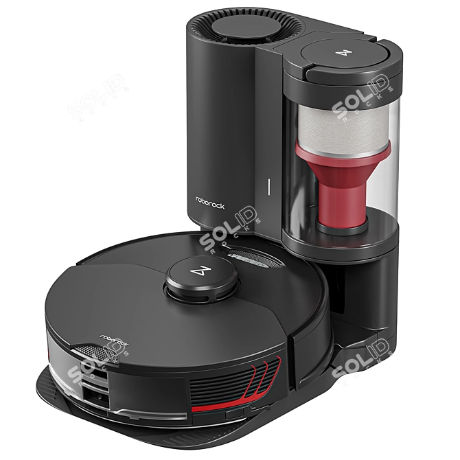 Smart Roborock S7 MaxV Vacuum 3D model image 1