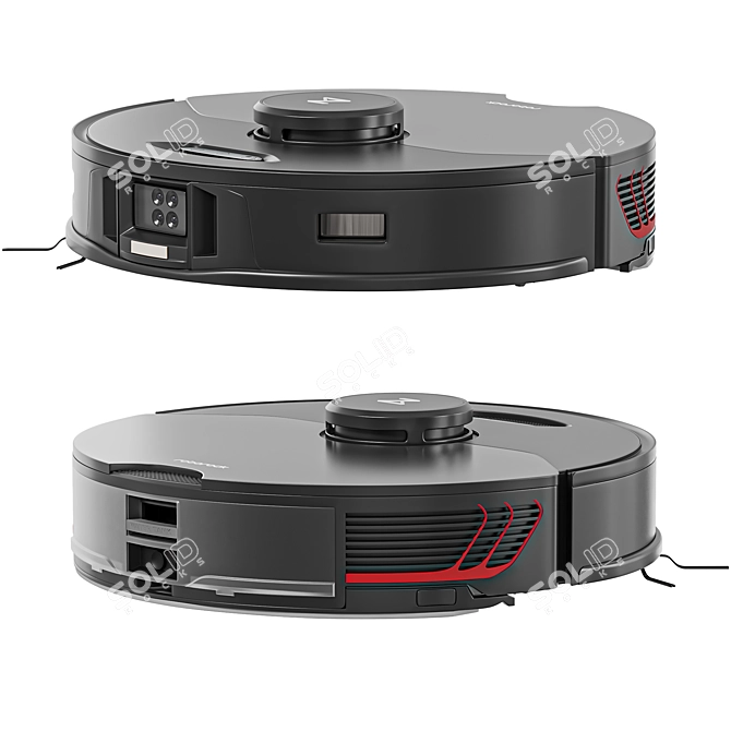 Smart Roborock S7 MaxV Vacuum 3D model image 4