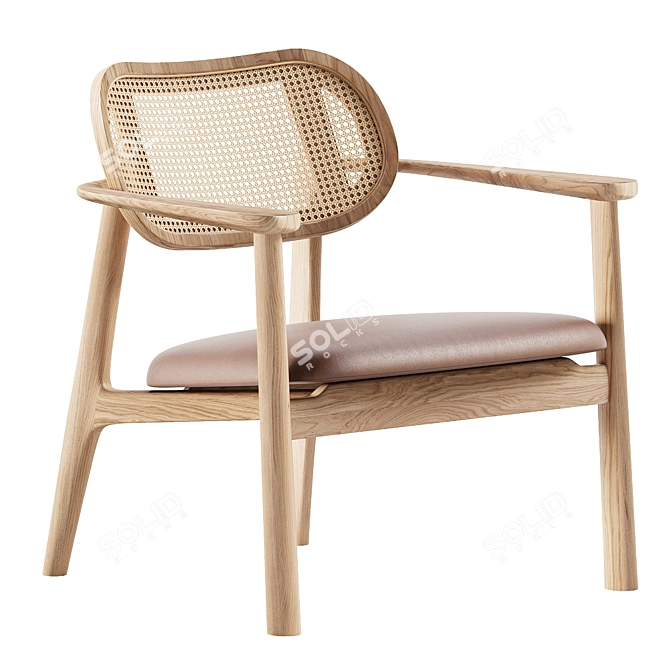 Modern Titus Lounge Chair 2017 3D model image 1