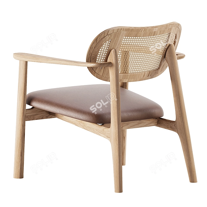 Modern Titus Lounge Chair 2017 3D model image 2