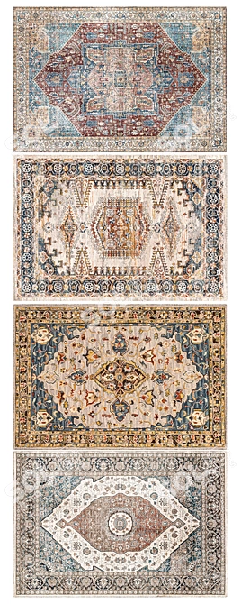 Classic Design Area Rugs 3D model image 2