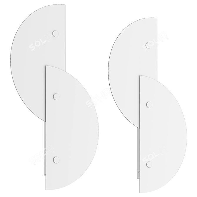 Fluttering Butterfly Wall Sconce 3D model image 2