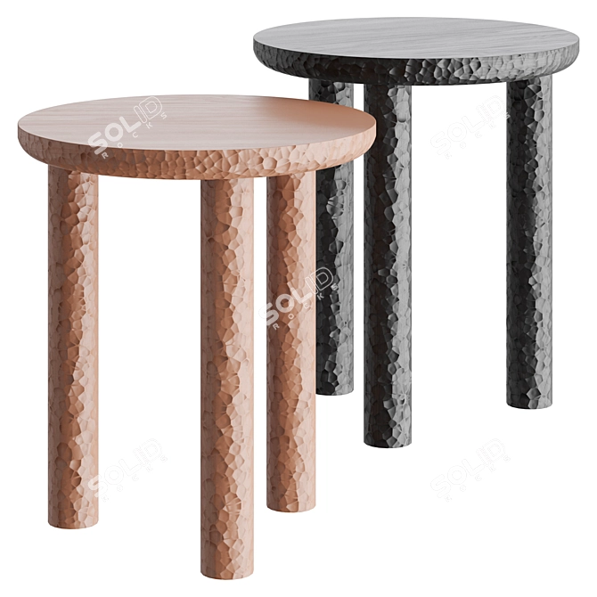 Elegant ROSAE Side Table 3D model image 2