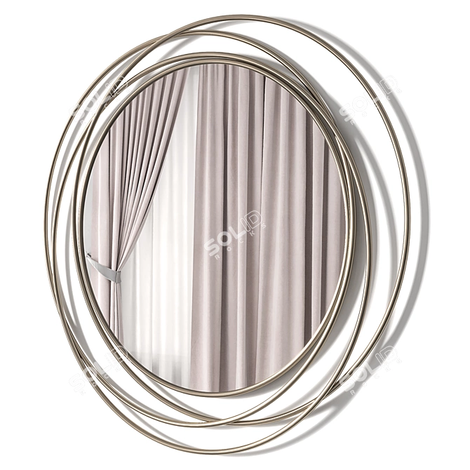 Elegant Mirrors by Ifdecor 3D model image 3