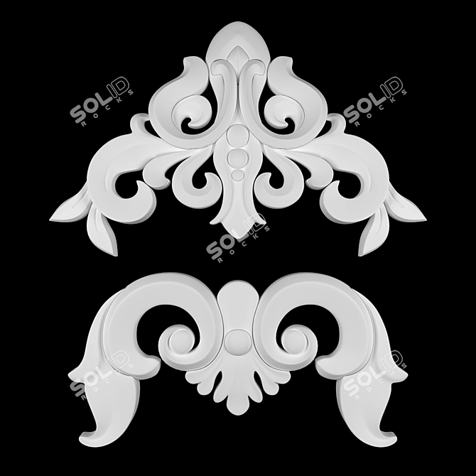 Ornament 24: 3D Max Gold 3D model image 2