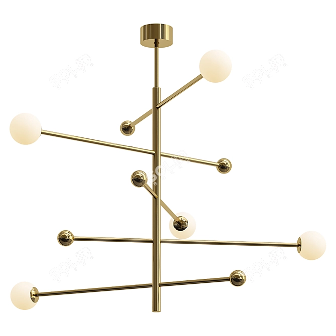  Elegant Chandelier 08 by Venumblack 3D model image 1