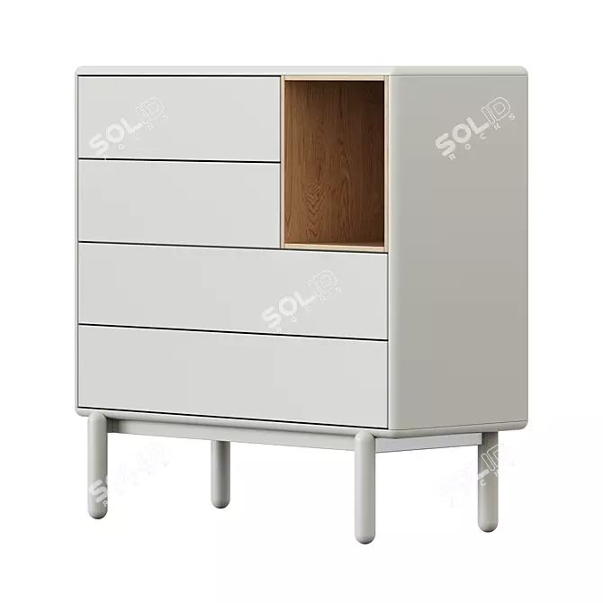 Teulat Corvo Chest Cabinet 3D Model 3D model image 6