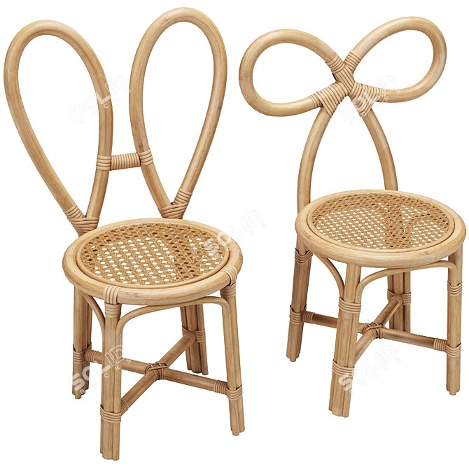 Poppie Toys Kids Table Set 3D model image 2