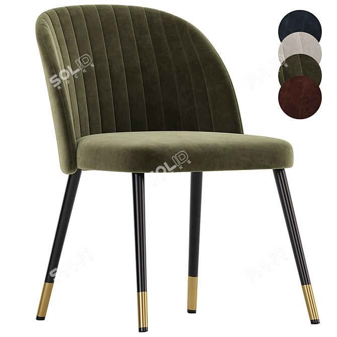  Woodville Chair Collection Variety 3D model image 2