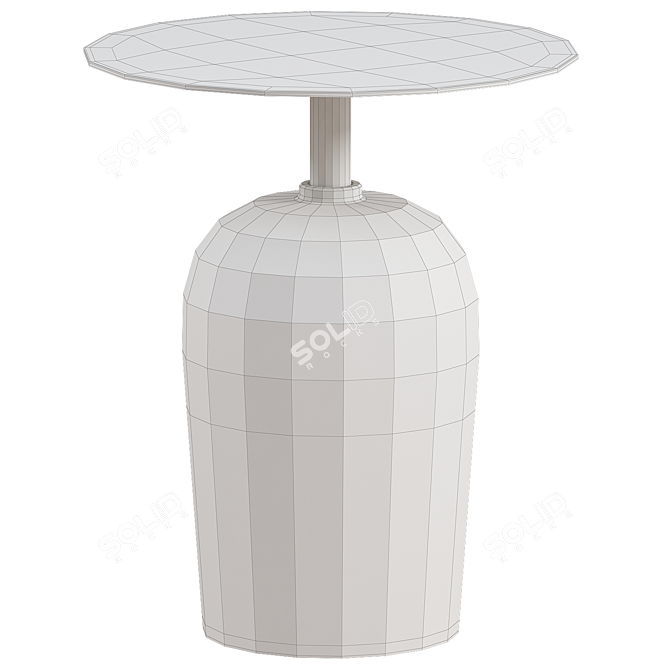 Modern Minimalist TORETTA Side Table 3D model image 2