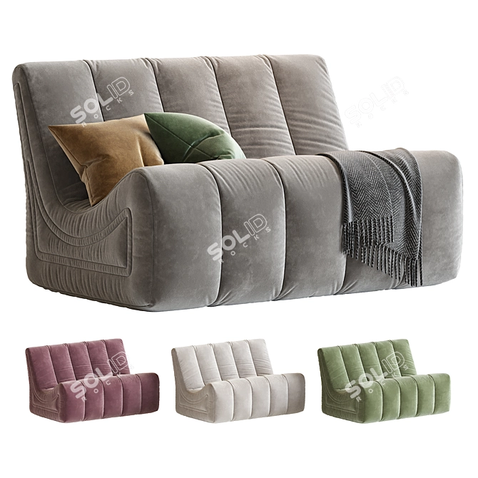  2013 Sofa Seat 3D Model 3D model image 1