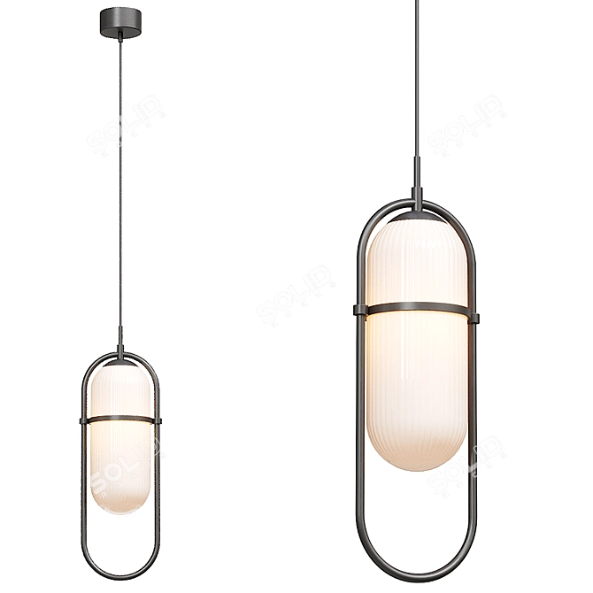  Sleek Trotte Pendant Light 3D model image 3